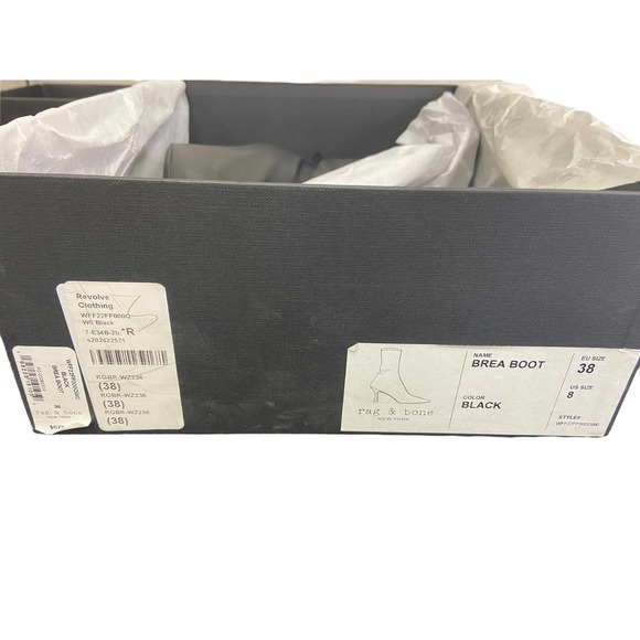 Rag & bone Brea Leather Ankle Boot Size 8 - Picture 12 of 13